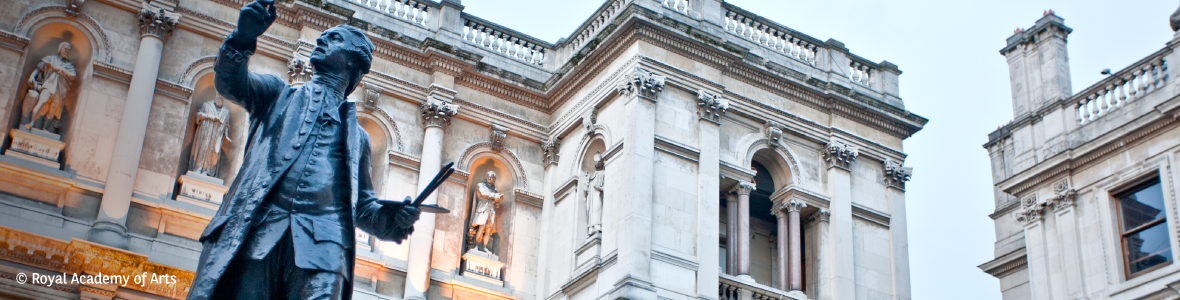 Royal Academy of Arts Marina Abramović Exhibition Banner